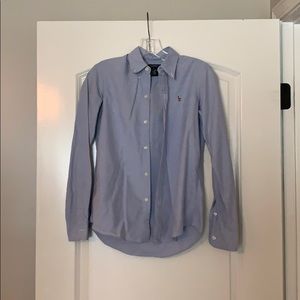 Ralph Lauren preppy oxford button down size 2 slim